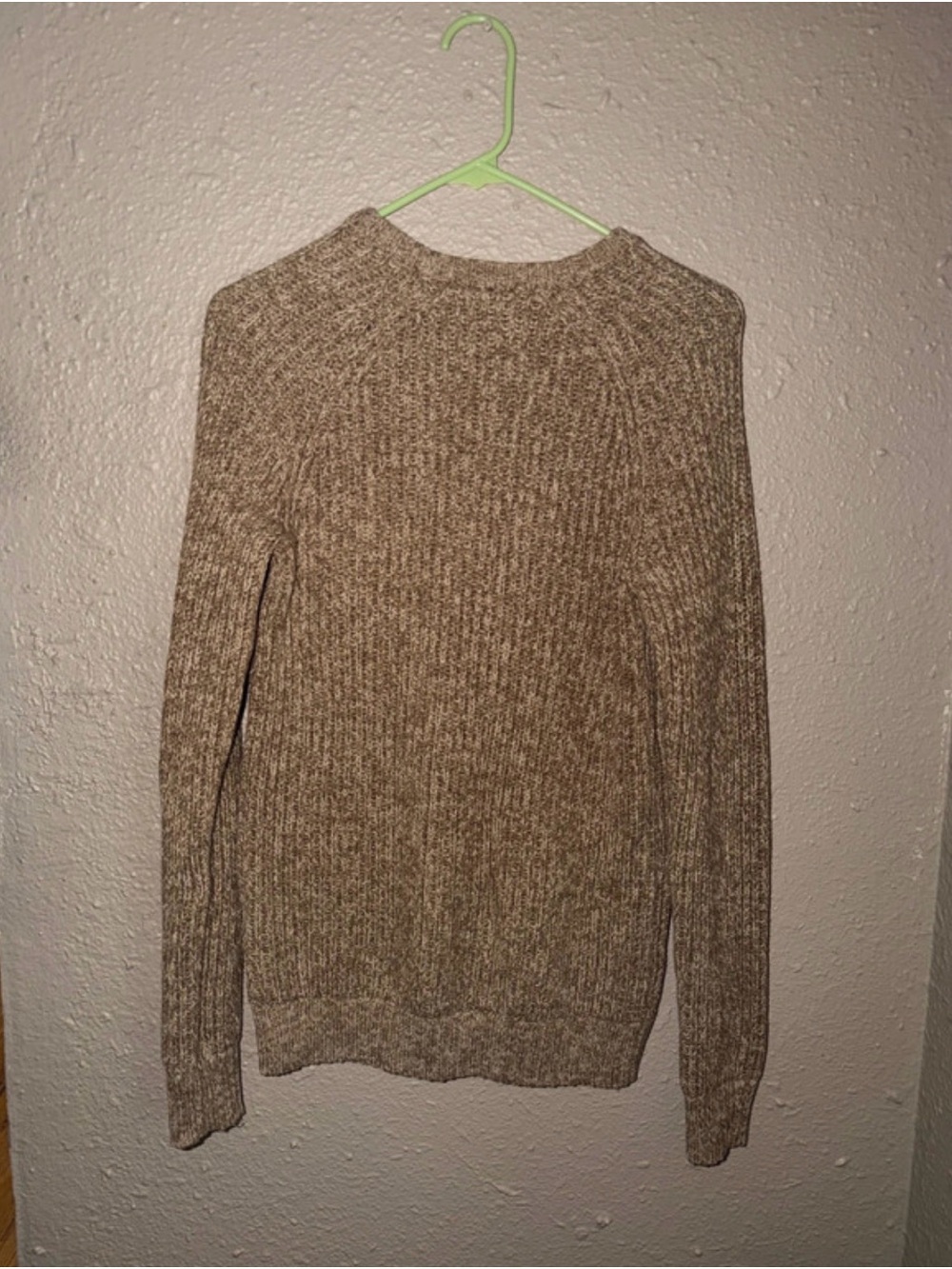 Old Navy Women’s Marled Beige Crewneck Sweater - Picture 4 of 4